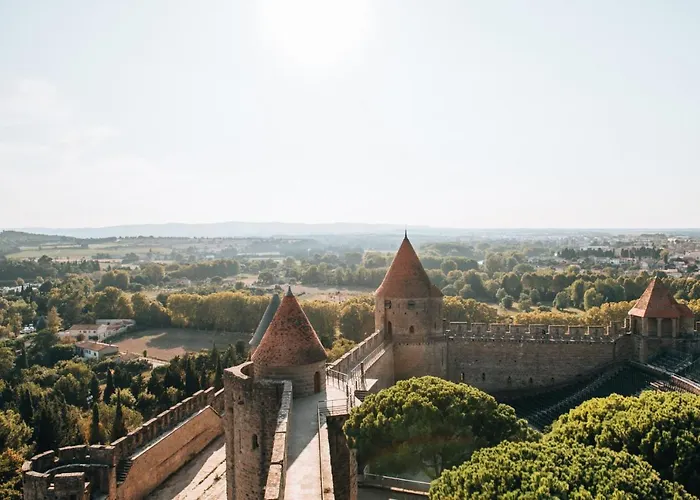 Confort ! Calme, Climatisation, Parking Gratuit, Grande Terrasse, Ascenseur, Wifi Daire Carcassonne