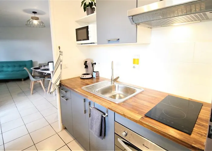Apartamento Confort ! Calme, Climatisation, Parking Gratuit, Grande Terrasse, Ascenseur, Wifi
